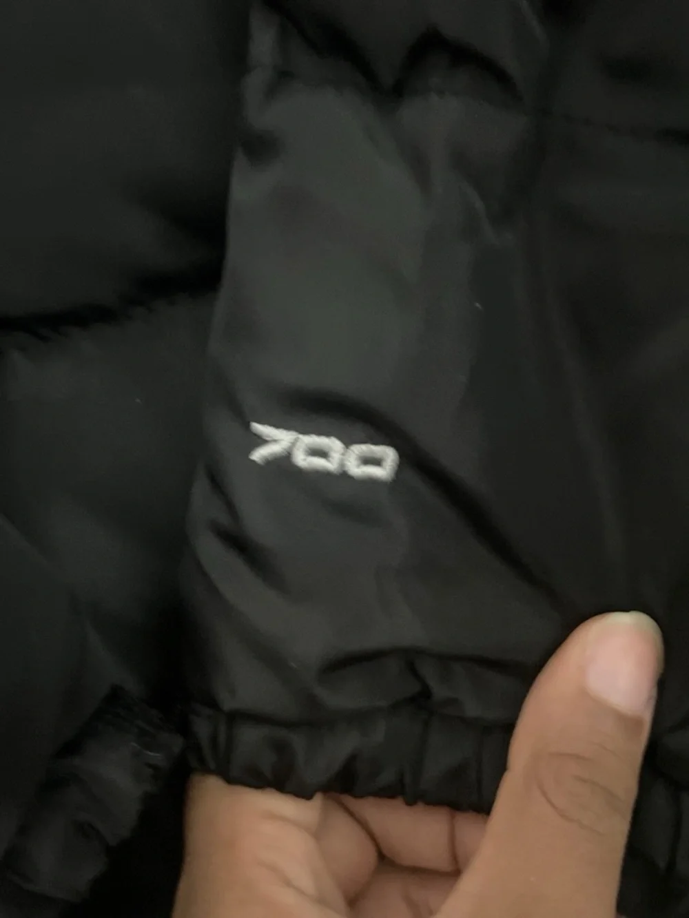 The North Face mens Black Puffer Jacket with Logo